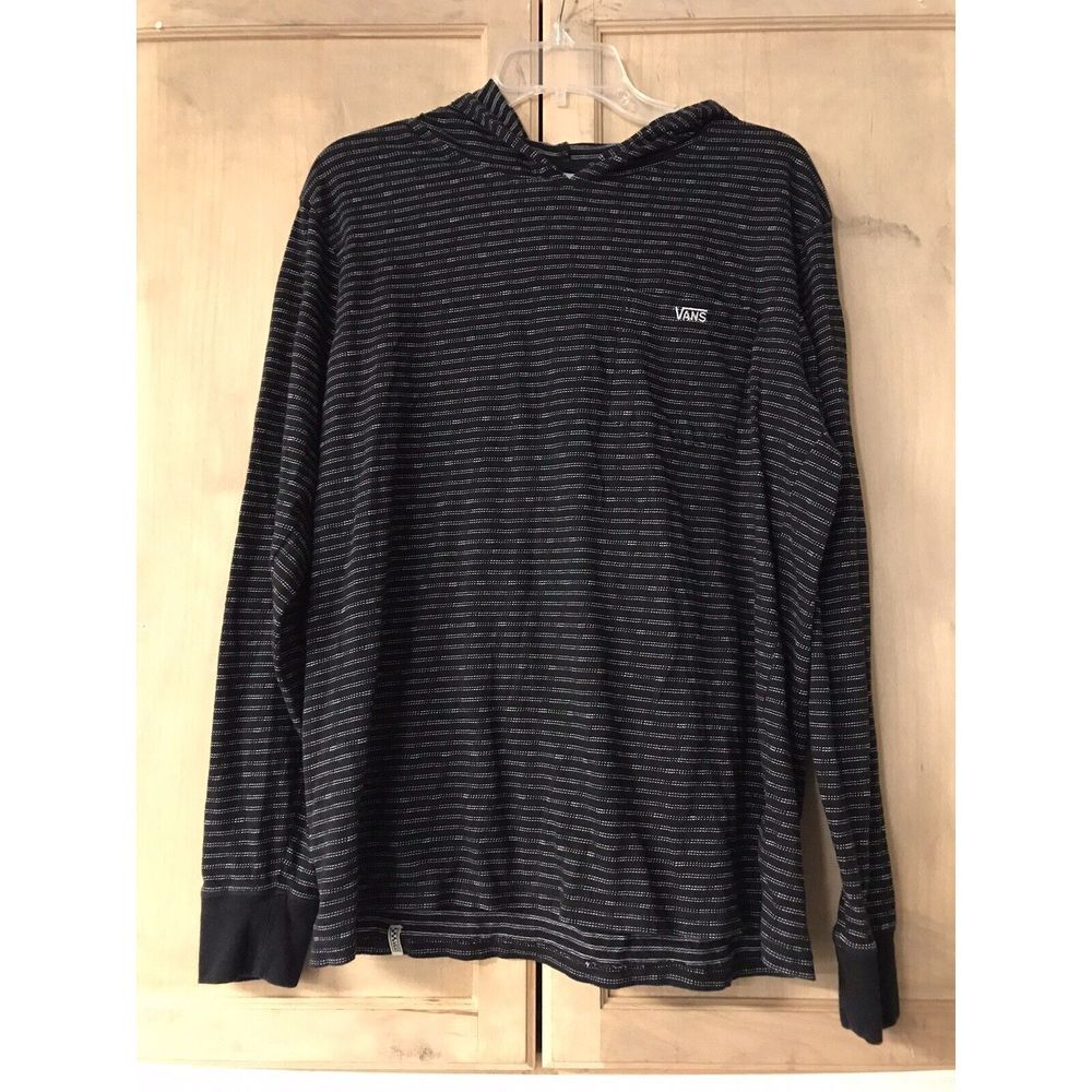Vans Pullover W/Hood Sz‎ Med Black/white